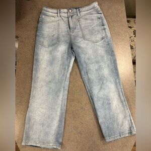 The Savannah High-Rise Flare Ankle Jeans